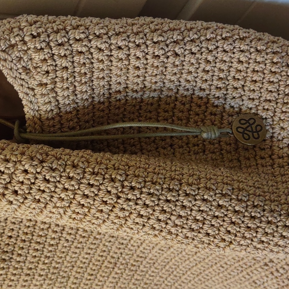 The Sak Roma Crochet Shopper Tote - Picture 2 of 10